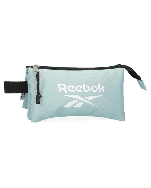 Estojo três compartimentos Reebok Boston cinzento Turquesa-1