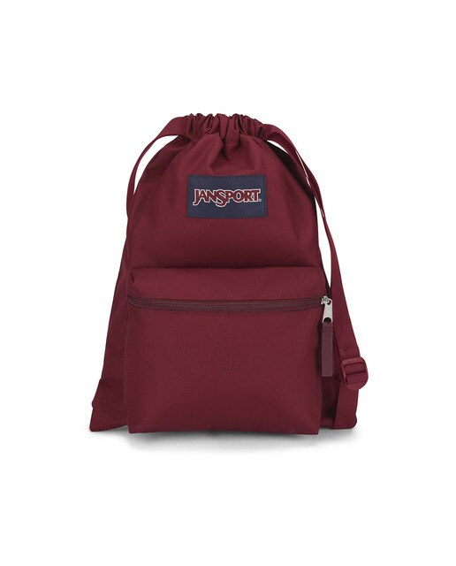 Mochila desportiva juvenil e ligeira Jansport vermelho granada Vermelho/Grená-1