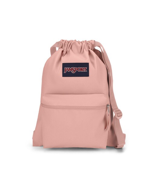 Mochila desportiva juvenil e ligeira Jansport rosa claro Rosa-claro-1