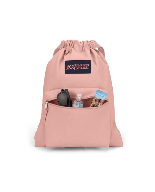 Mochila desportiva juvenil e ligeira Jansport rosa claro Rosa-claro-4