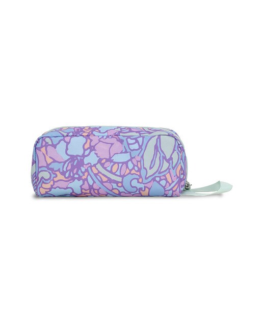 Estojo com compartimento principal dividido em 3 espaços perfect pouch Jansport lilás multicolor Multicolor-2