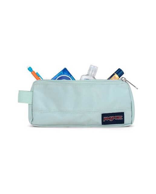 Estojo con amplo compartimento principal basic accessory pouch Jansport verde menta Verde-menta-5