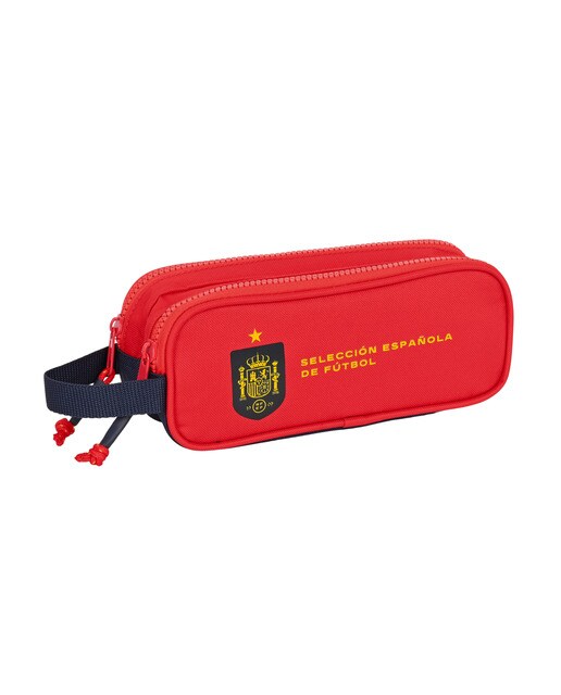 Imagem 0 de Estojo duplo Seleccion Española Safta vermelha e azul