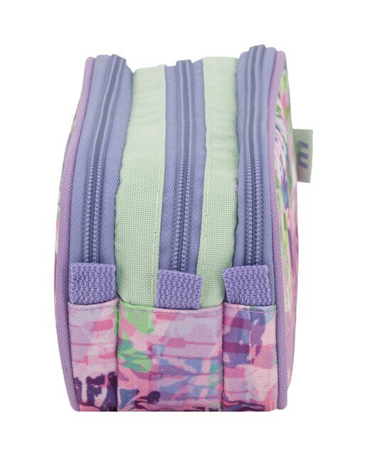 Saco de transporte triplo de grande capacidade Kway Tandem roxo e verde Roxo / Branco-3