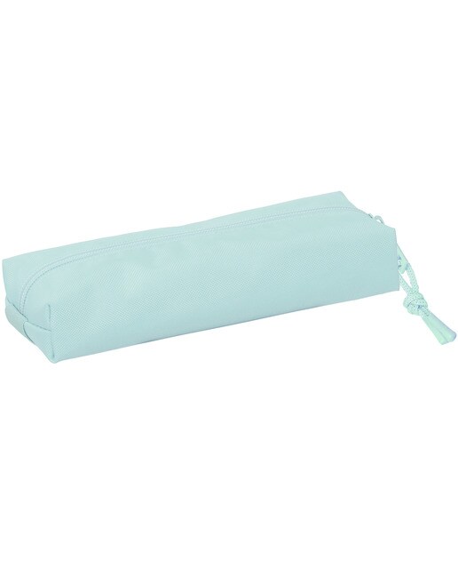 Estojo retangular para lápis com elástico 22cm Safta azul claro Azul-claro-2