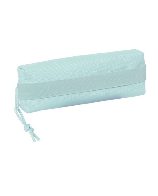 Estojo retangular para lápis com elástico 22cm Safta azul claro Azul-claro-4