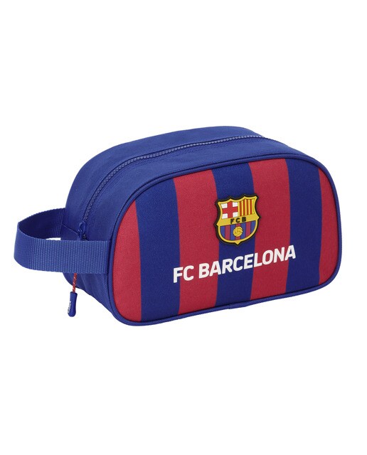 Necessaire 1 pega adaptável ao trolley F.C. Barcelona Safta azul-marinho e castanho Azul-marinho-1