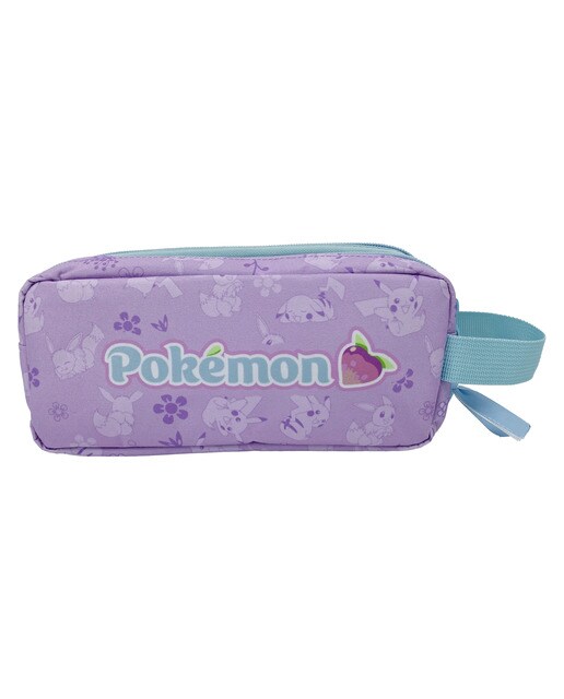 Portatodo triple con 5 huecos Pokémon Flowers CyP Brands beige malva multicolor Beige-2