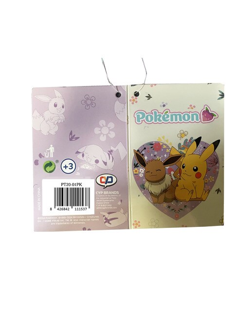 Estojo cilindrico Pokémon Flowers CeP Brands bege malva multicolor Bege-4