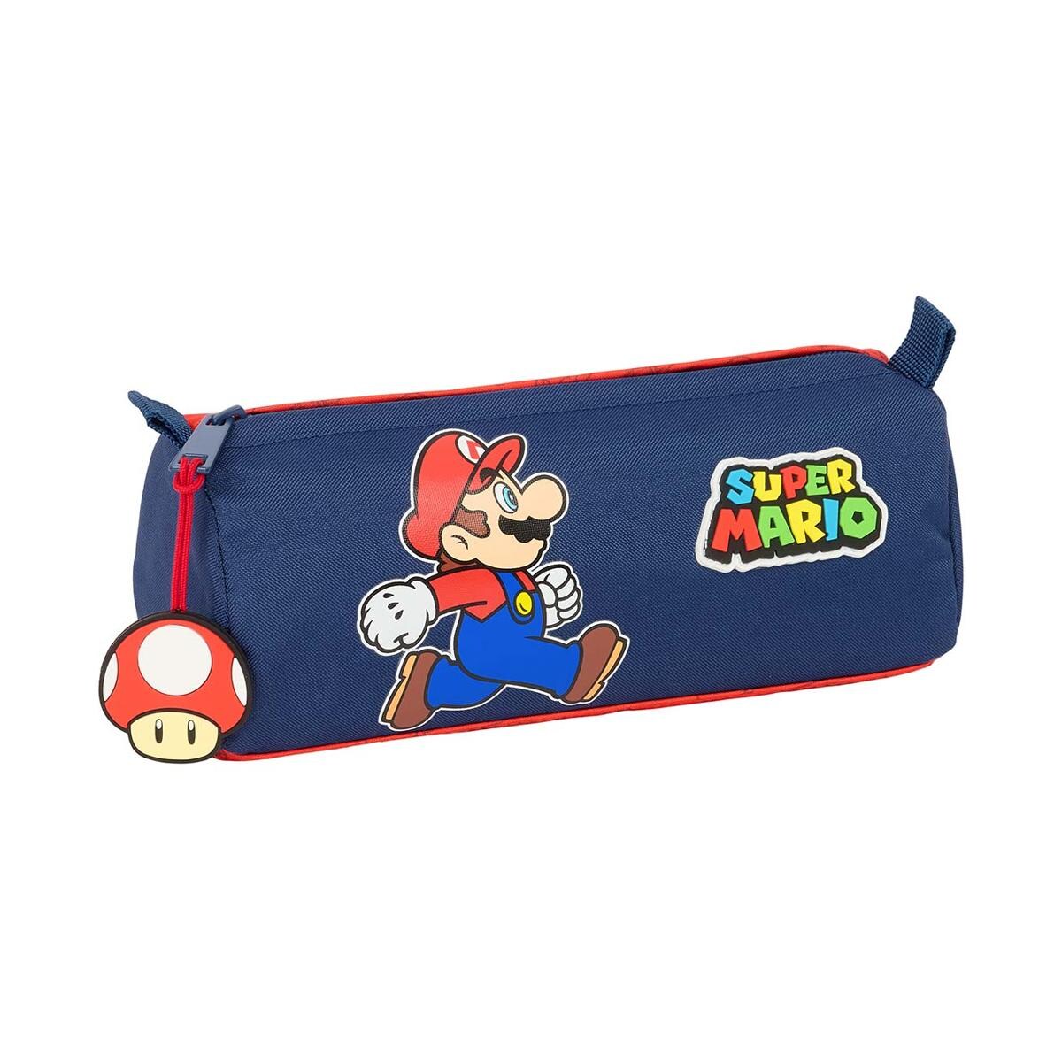 Portatodo Super Mario Bros Safta azul oscuro y rojo Azul oscuro / Rojo-1