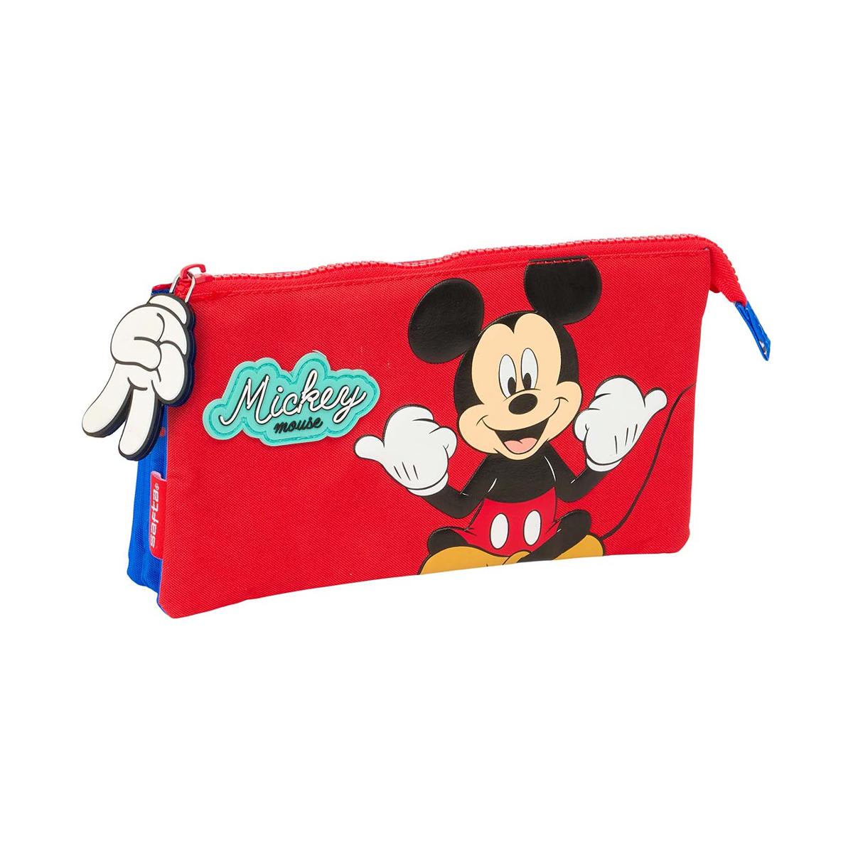 Imagen 0 de Portatodo triple Mickey Clubhouse Safta azul