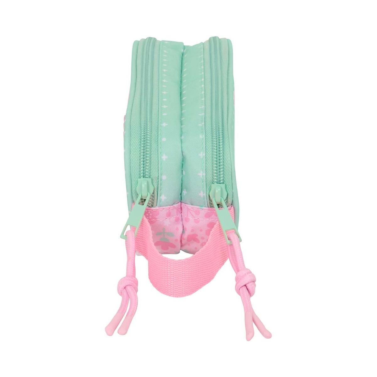 Portatodo doble Glowlab Safta rosa claro y menta Rosa claro-3