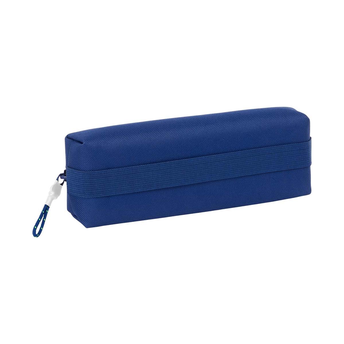 Portatodo rectangular con goma elastica 22cm F.C. Barcelona azul marino Azul marino-2