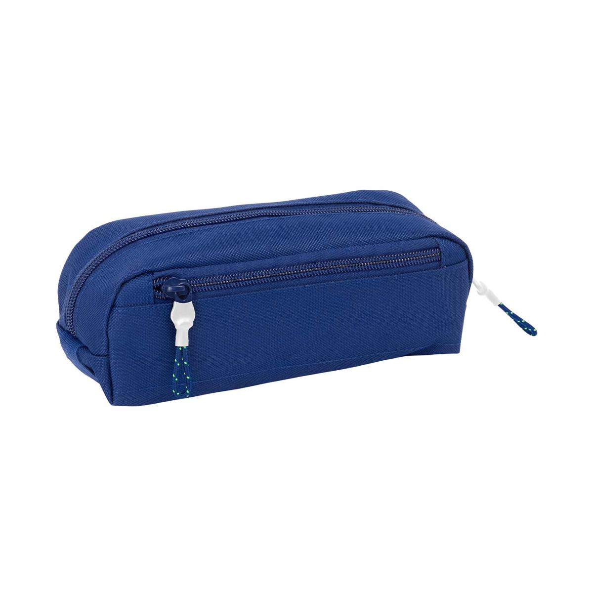 Portatodo triple pequeño con goma elastica 22cm F.C. Barcelona azul marino Azul marino-2