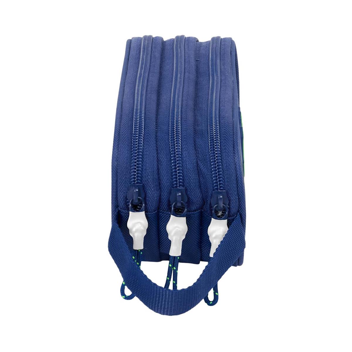 Portatodo triple F.C. Barcelona azul marino Azul marino-3