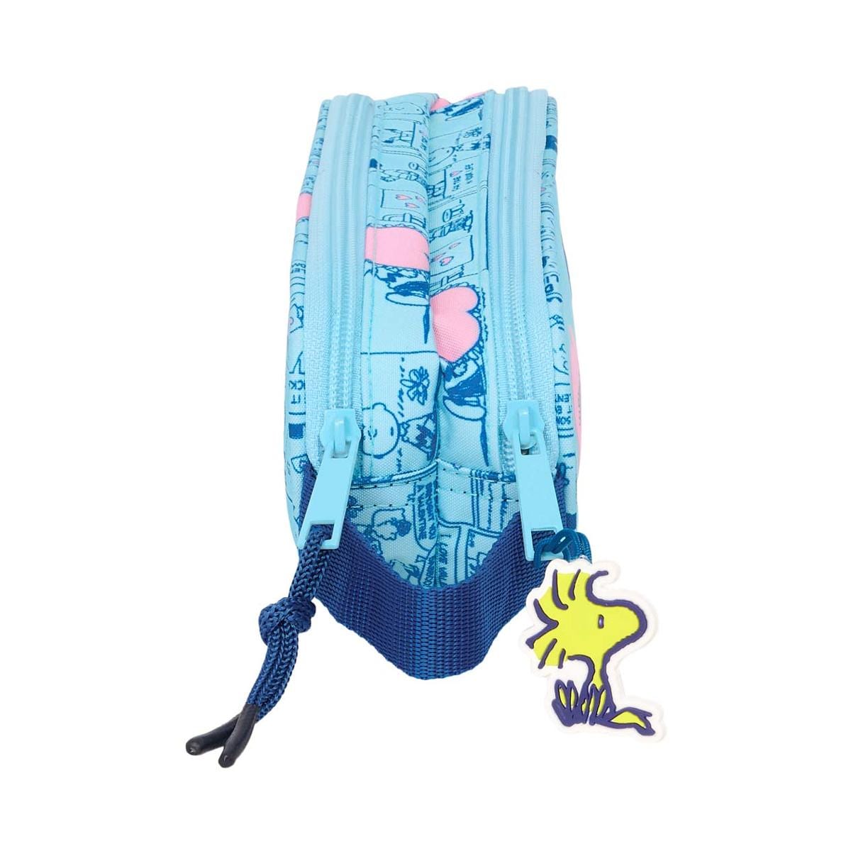 Portatodo doble Snoopy Safta azul claro Azul claro-3