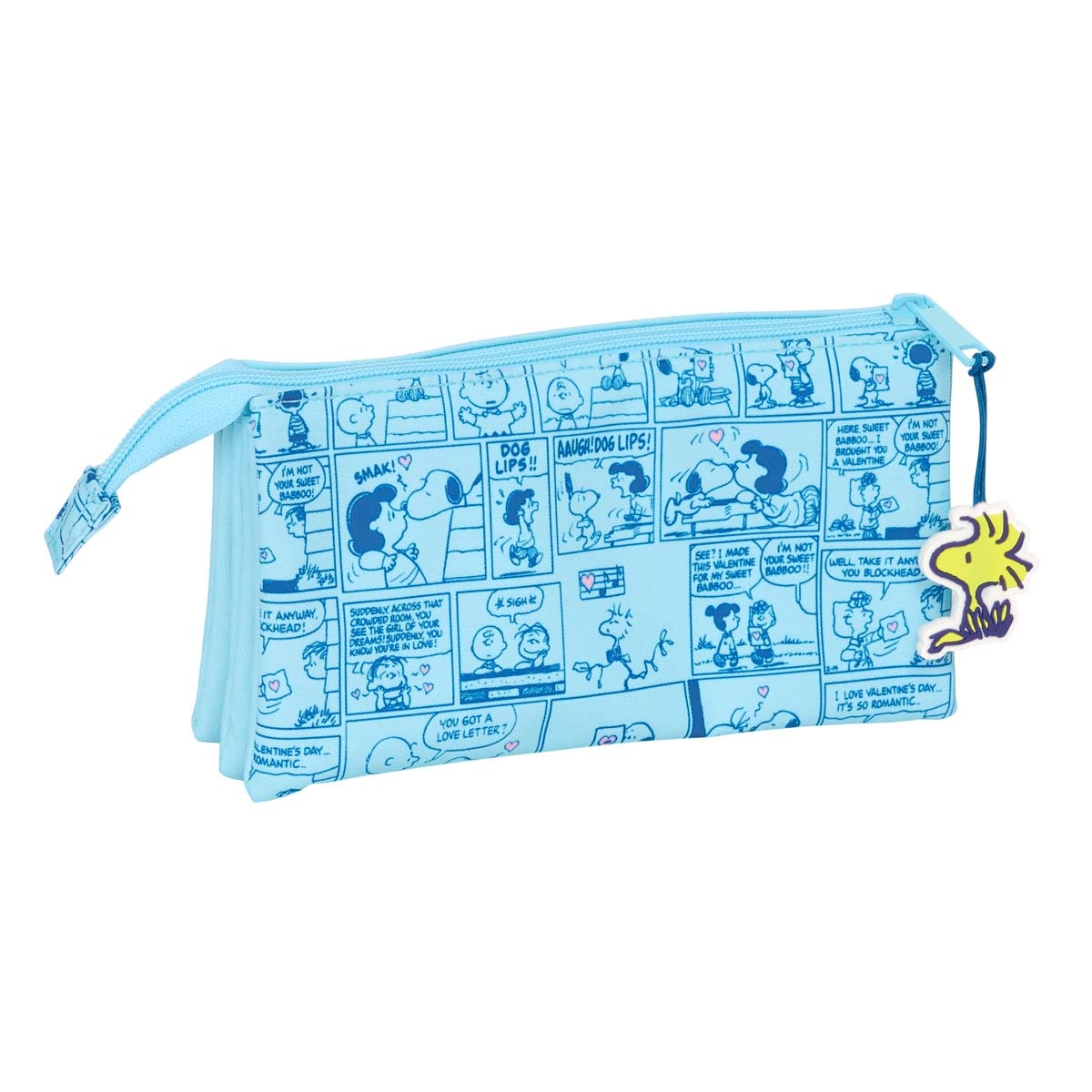 Portatodo triple Snoopy Safta azul claro Azul claro-2