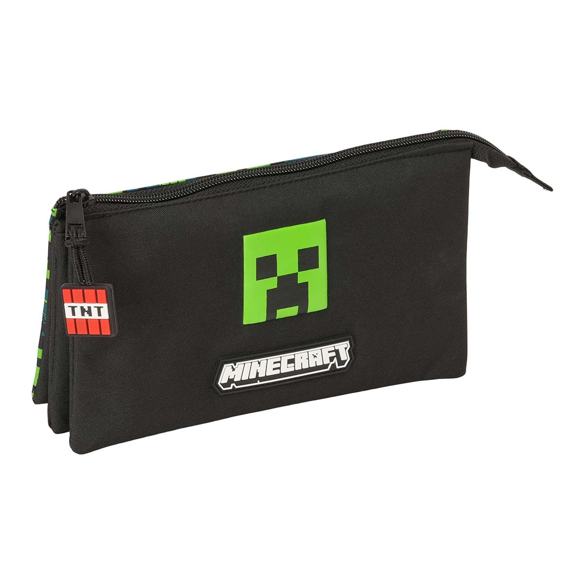 Portatodo triple Minecraft Safta multicolor Multicolor-1