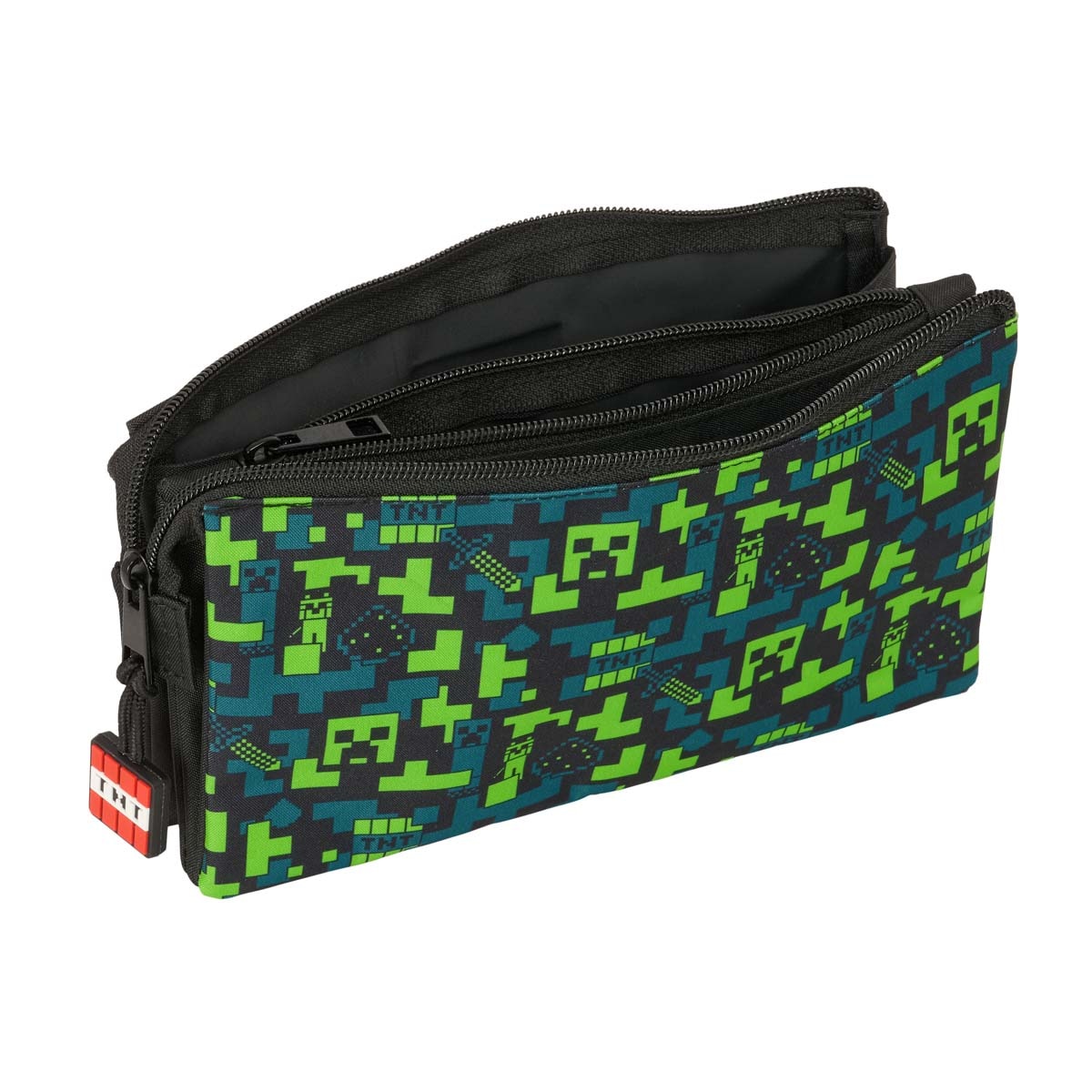 Portatodo triple Minecraft Safta multicolor Multicolor-3