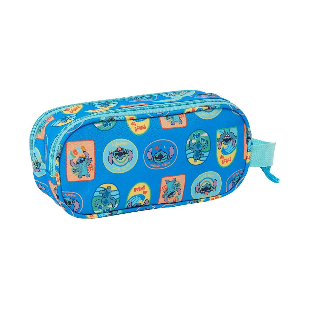 Portatodo doble 3D Lilo & Stitch Safta azul Azul-2