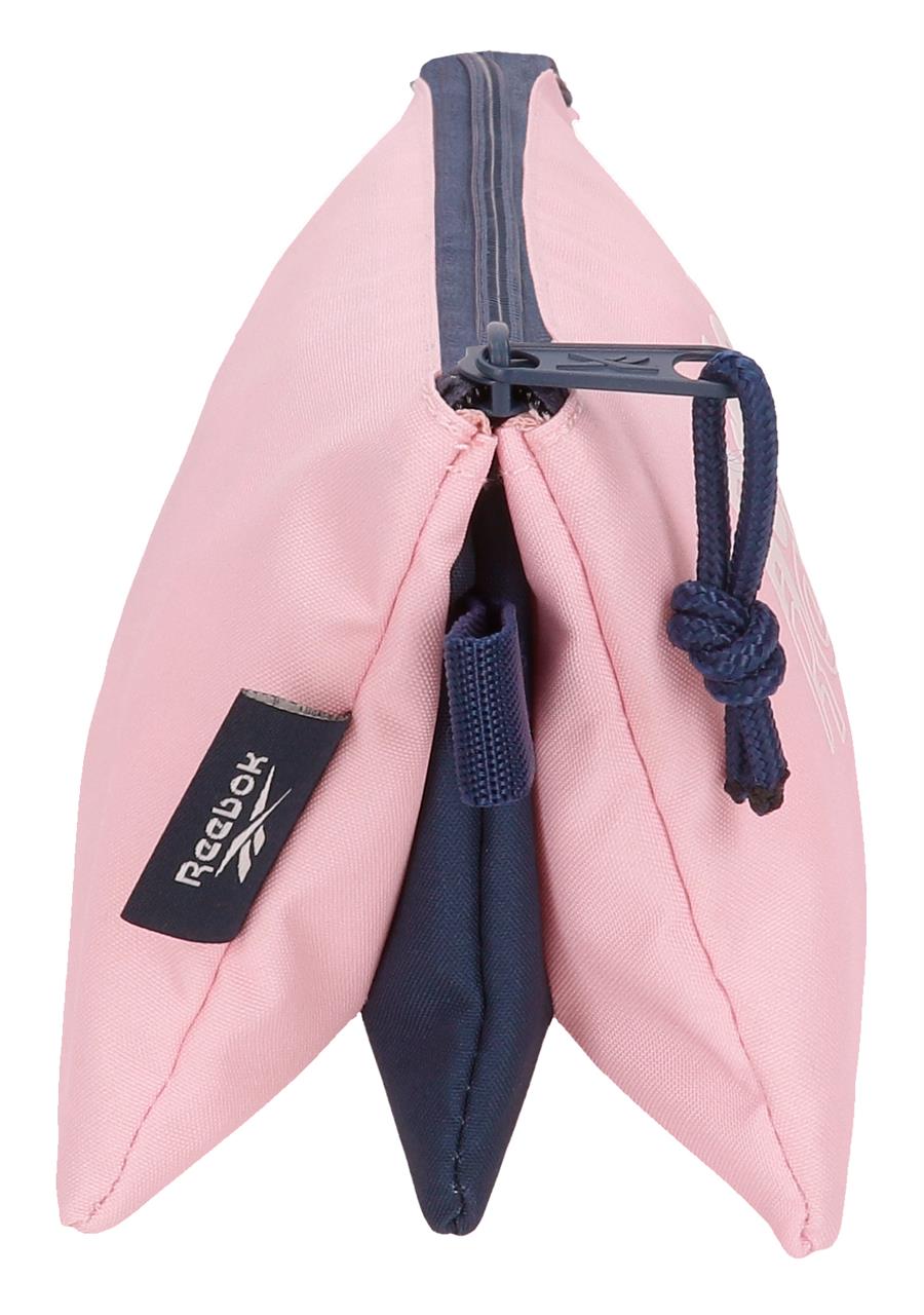 Estuche Sidney tres compartimentos Reebok rosa Rosa-3