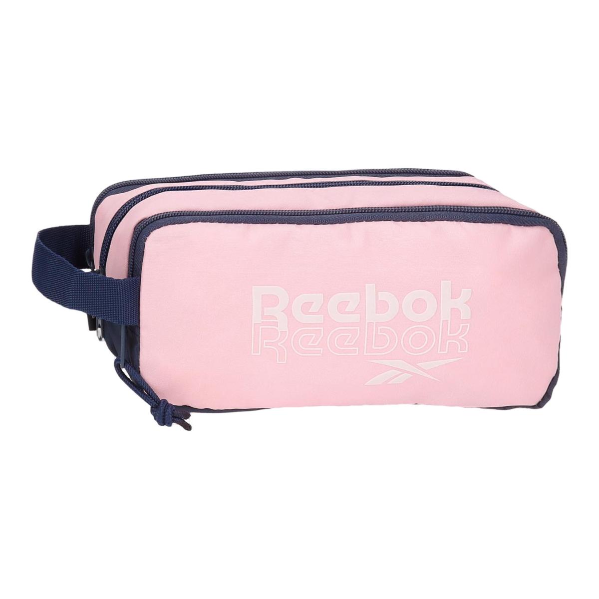 Estojo Sidney três compartimentos Reebok rosa Rosa-1