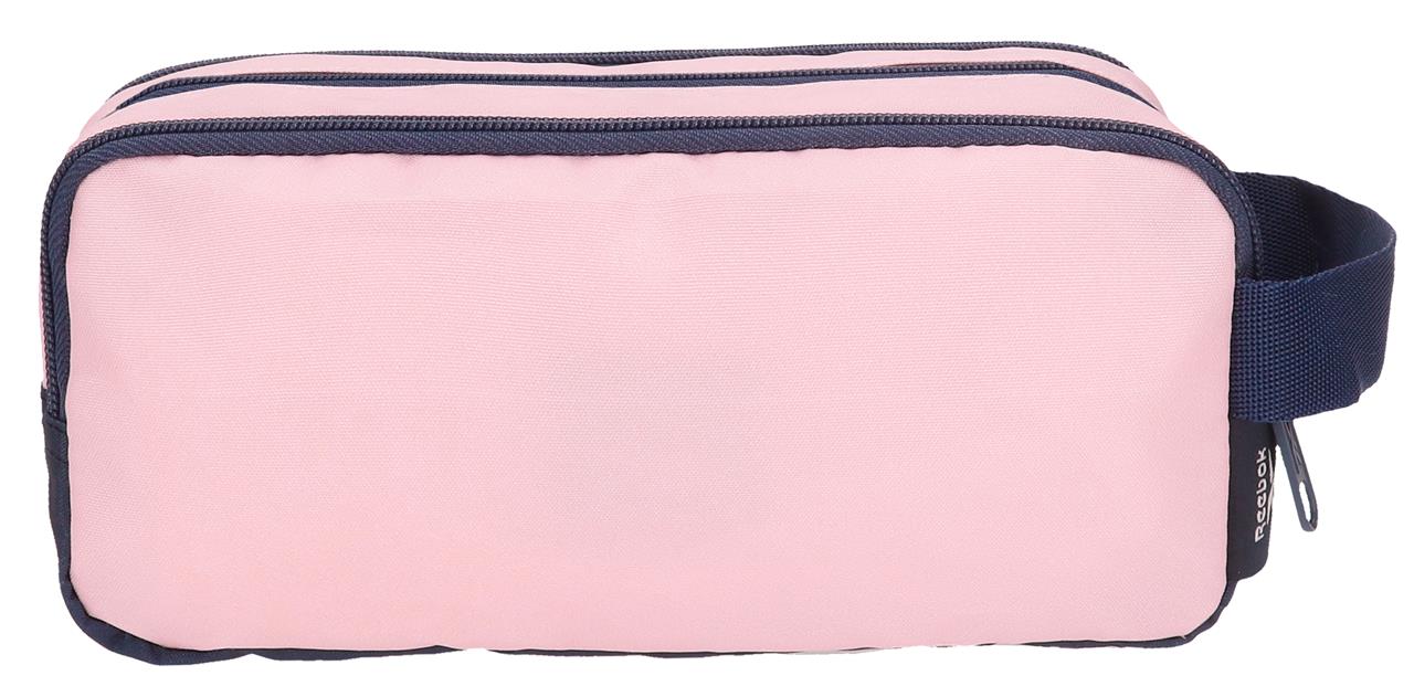 Estojo Sidney três compartimentos Reebok rosa Rosa-4
