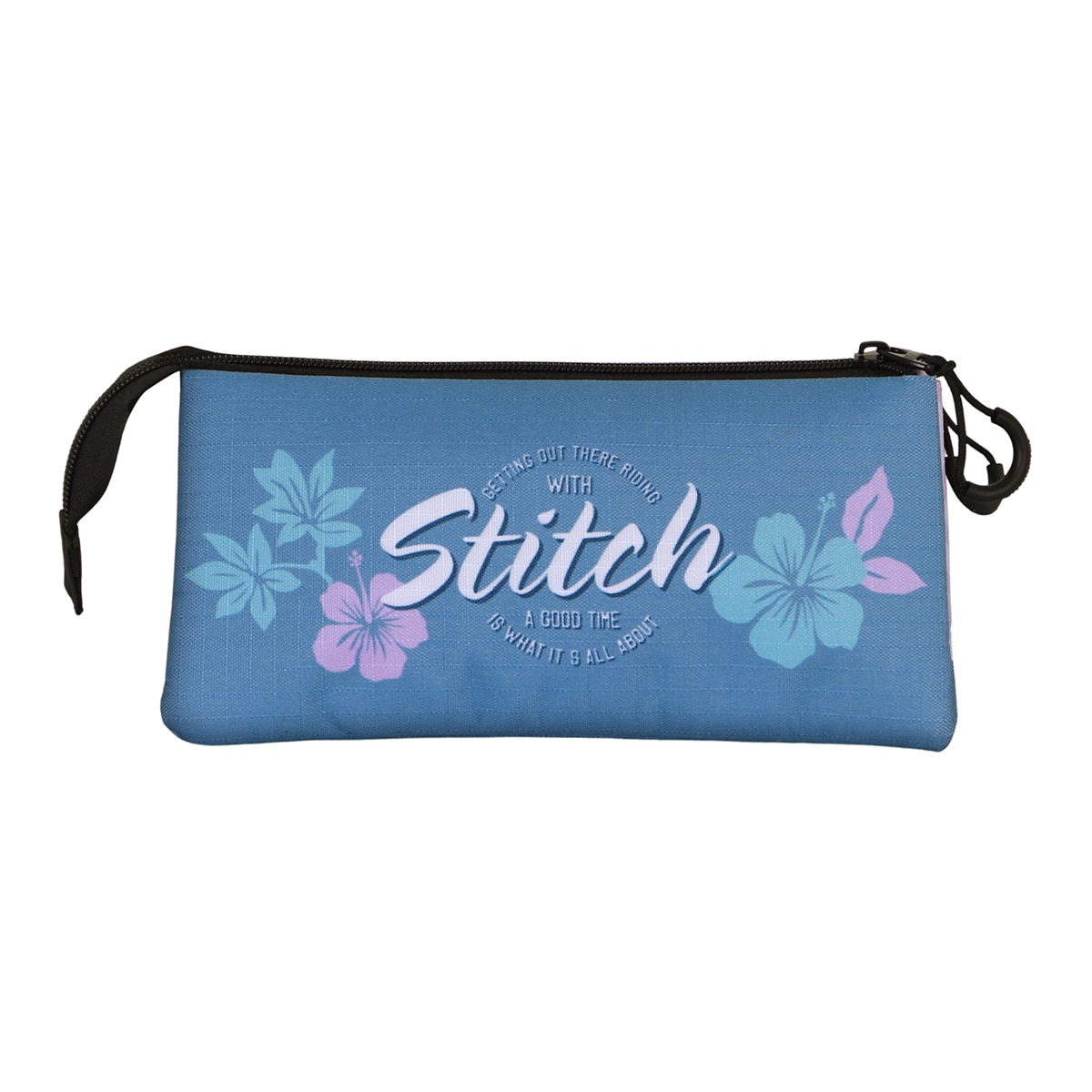 Estuche portatodo triple Lilo y Stitch skate Disney Karactermania lila Lila-3