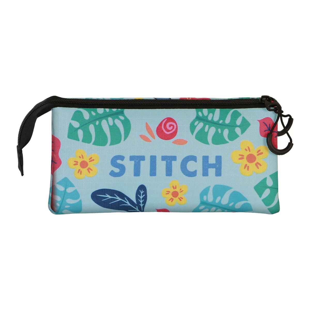 Estuche portatodo triple Lilo y Stitch guitar Disney Karactermania verde Verde-3
