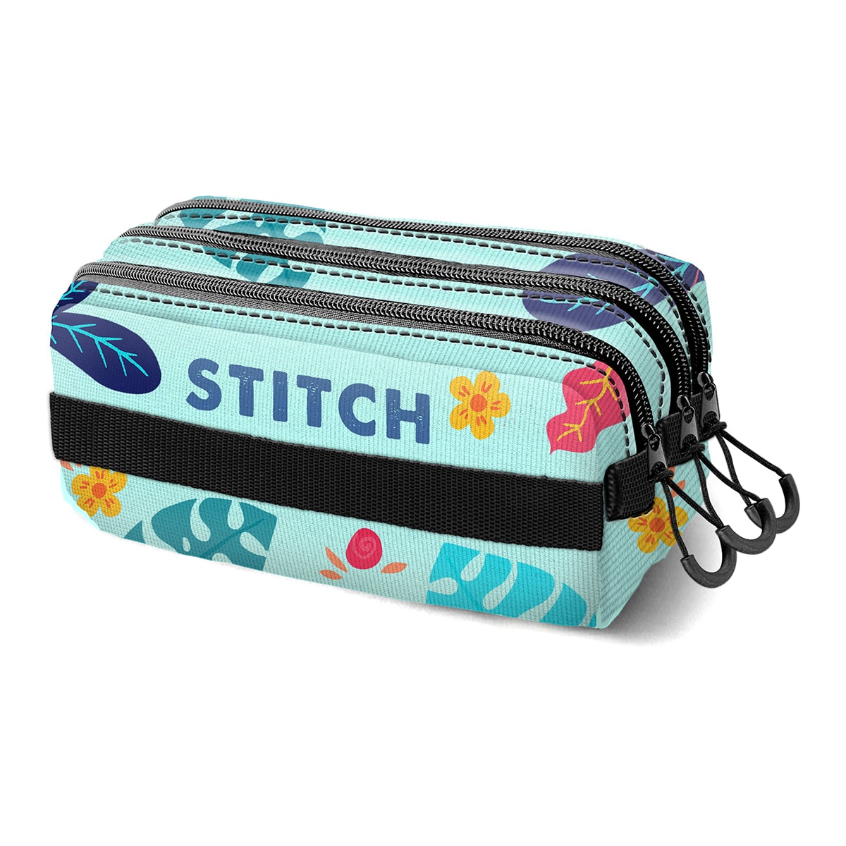 Estuche portatodo trick fan 2.2 Lilo y Stitch guitar Disney Karactermania verde Verde-2