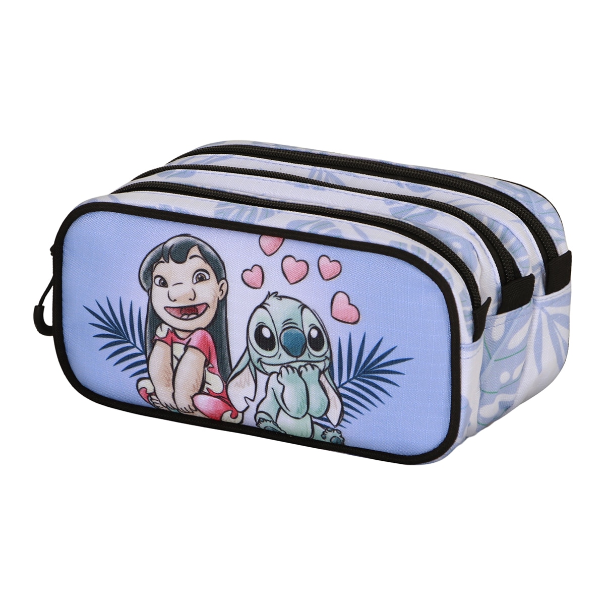 Estuche portatodo trick fan 2.2 Lilo y Stitch couple Disney Karactermania lila claro Lila-1