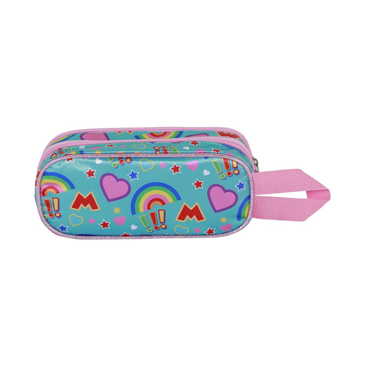 Estojo duplo 3D Minnie Mouse greet Disney Karactermania turquesa Turquesa-3