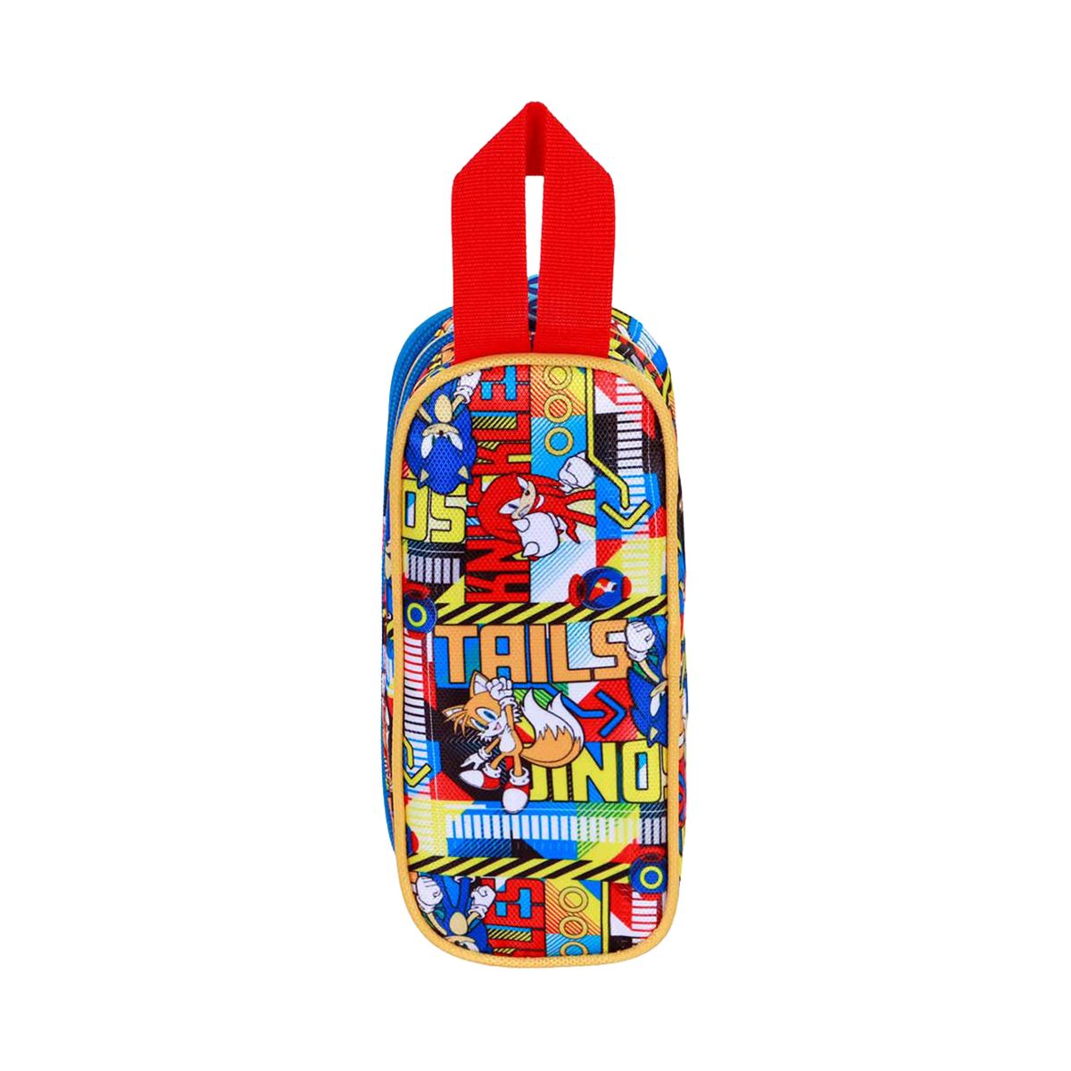 Estuche portatodo doble 3D Sonic unstoppable Sonic Karactermania azul Azul-3
