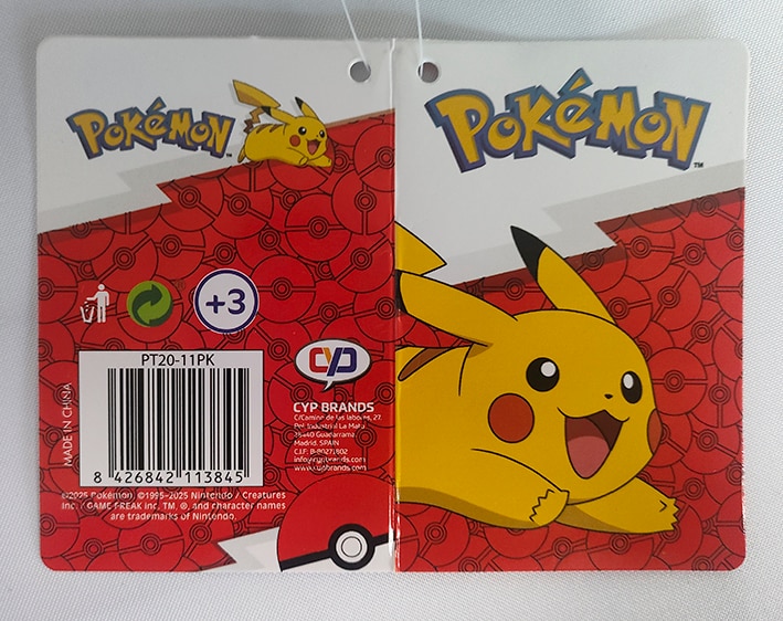 Portatodo redondo Pokémon Geo CyP Brands negro multicolor Negro / Multicolor-5