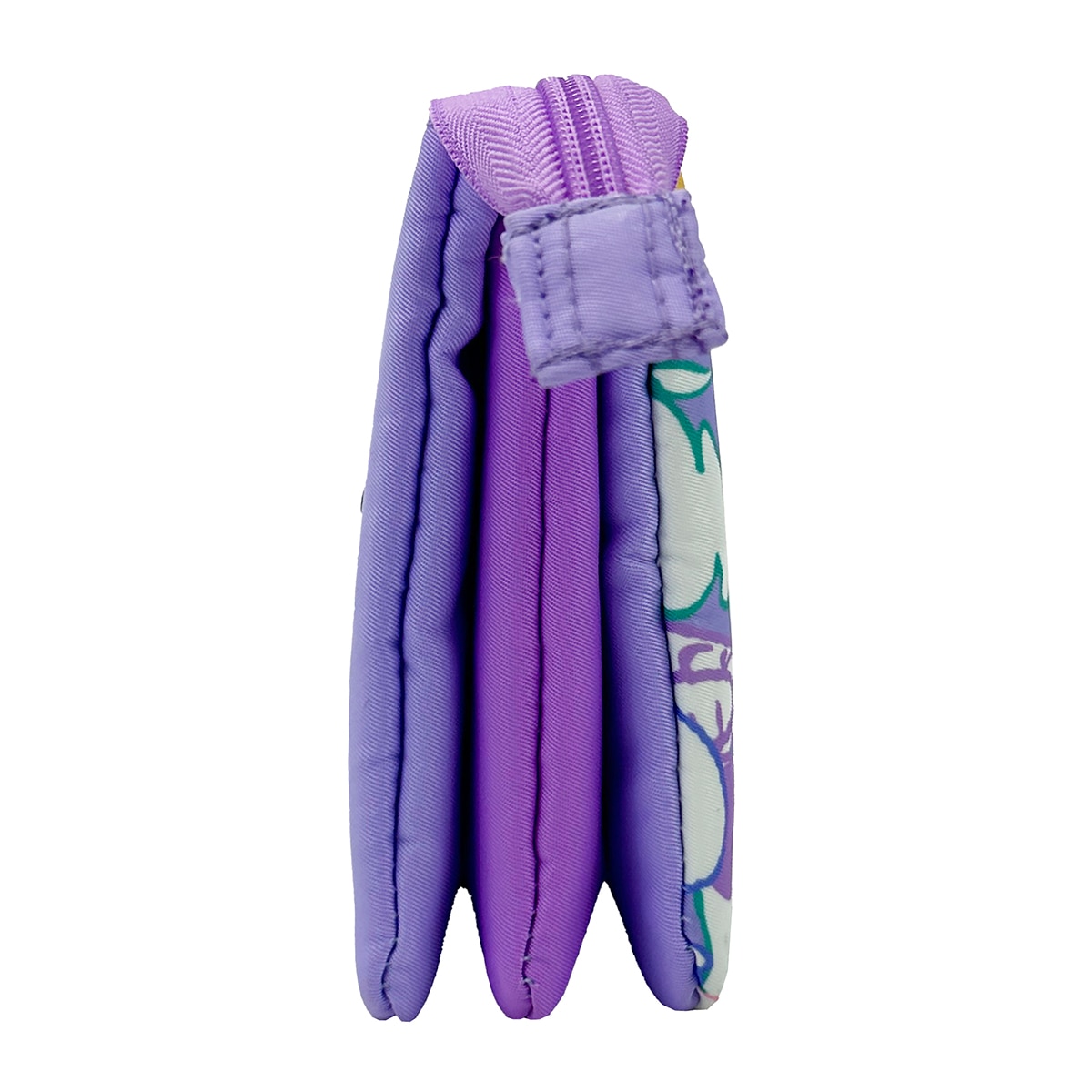 Estojo triplo com 5 compartimentos Snoopy CyP Brands roxo Roxo-5