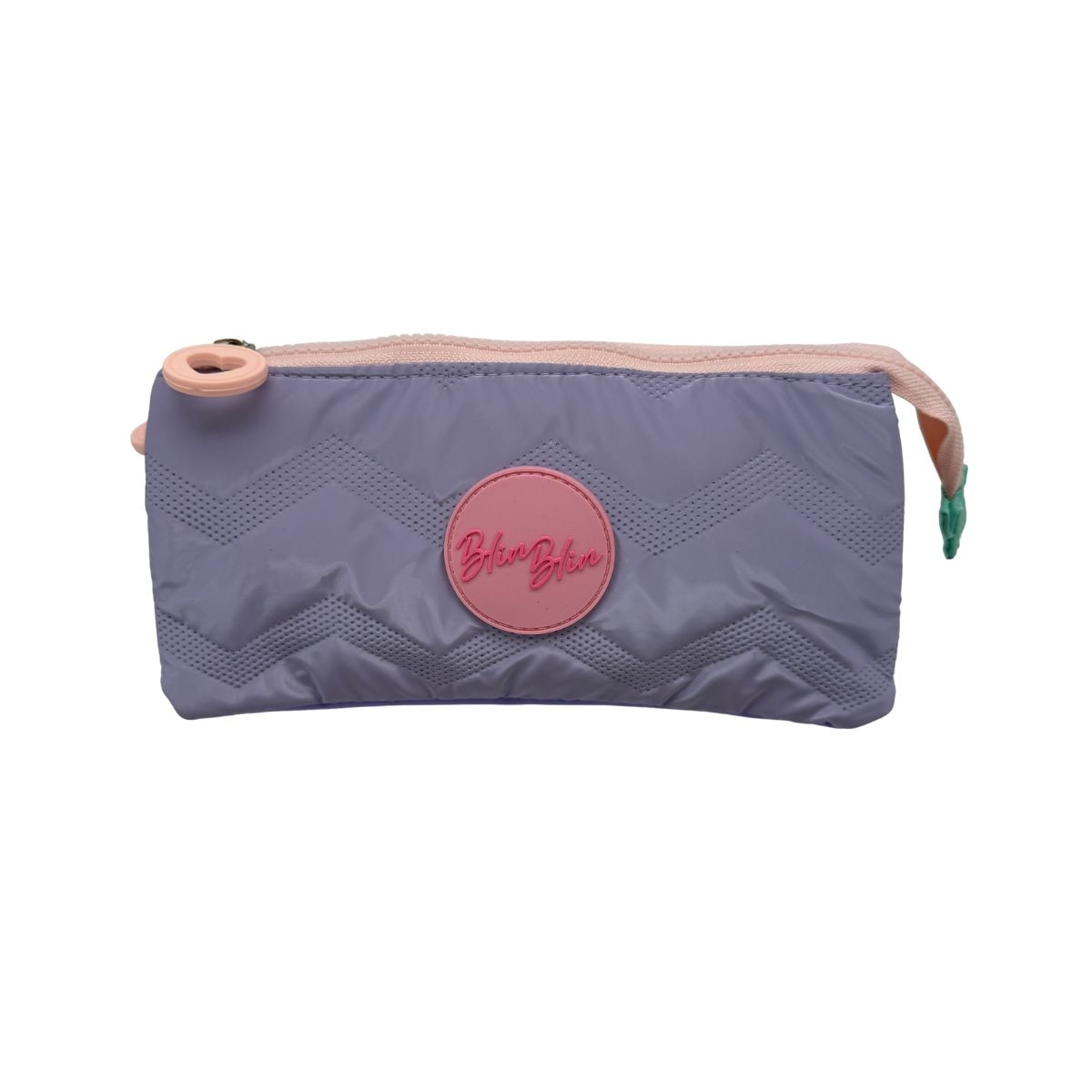 Imagem 0 de Estojo Triple Blin Blin Zigzag Toybags Lilás e Rosa