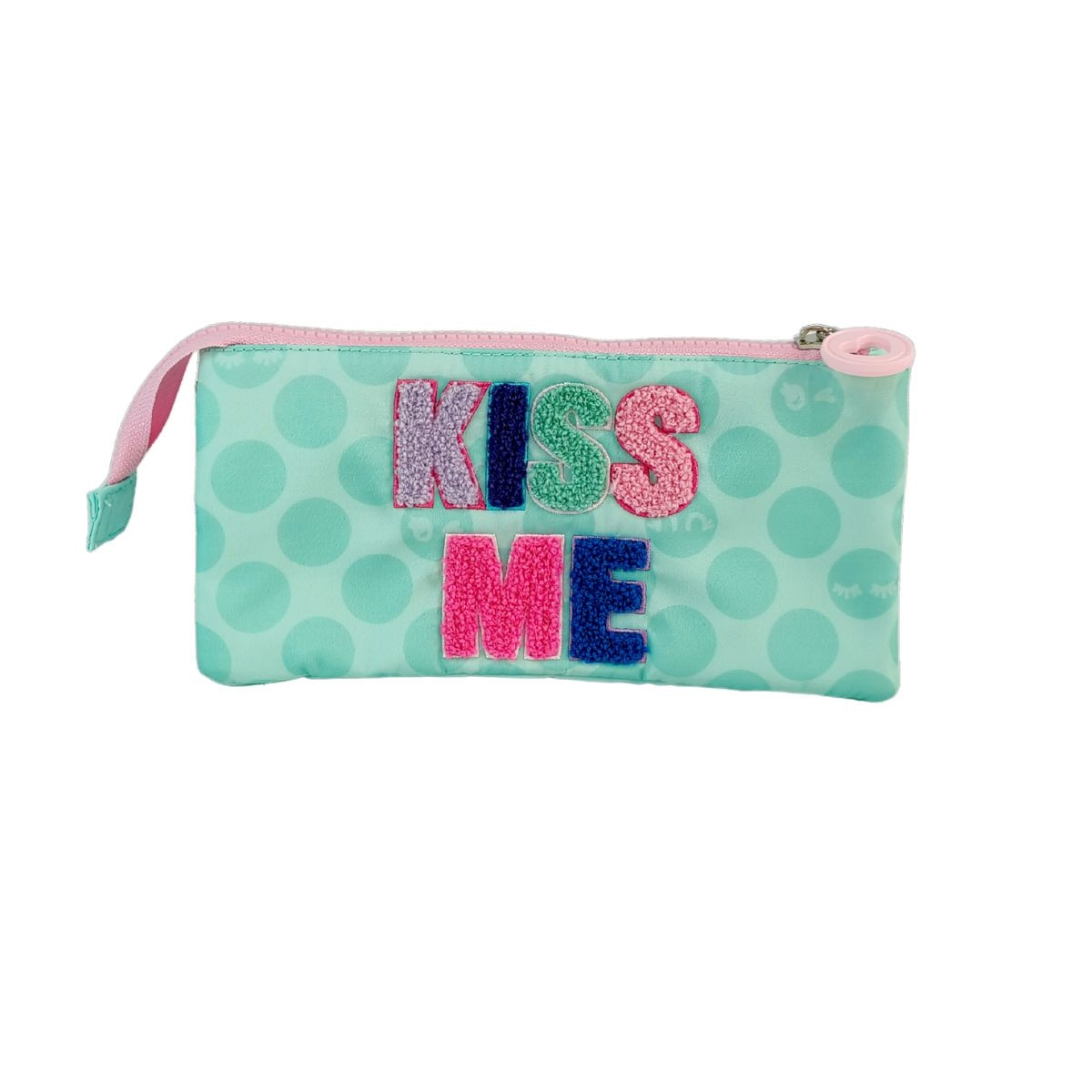 Imagen 0 de Estuche triple Blin Blin Kiss Me Toybags verde