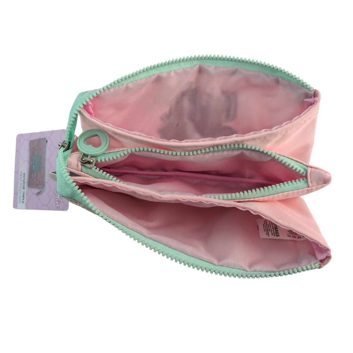 Estuche triple Blin Blin Chic Toybags rosa Rosa-4