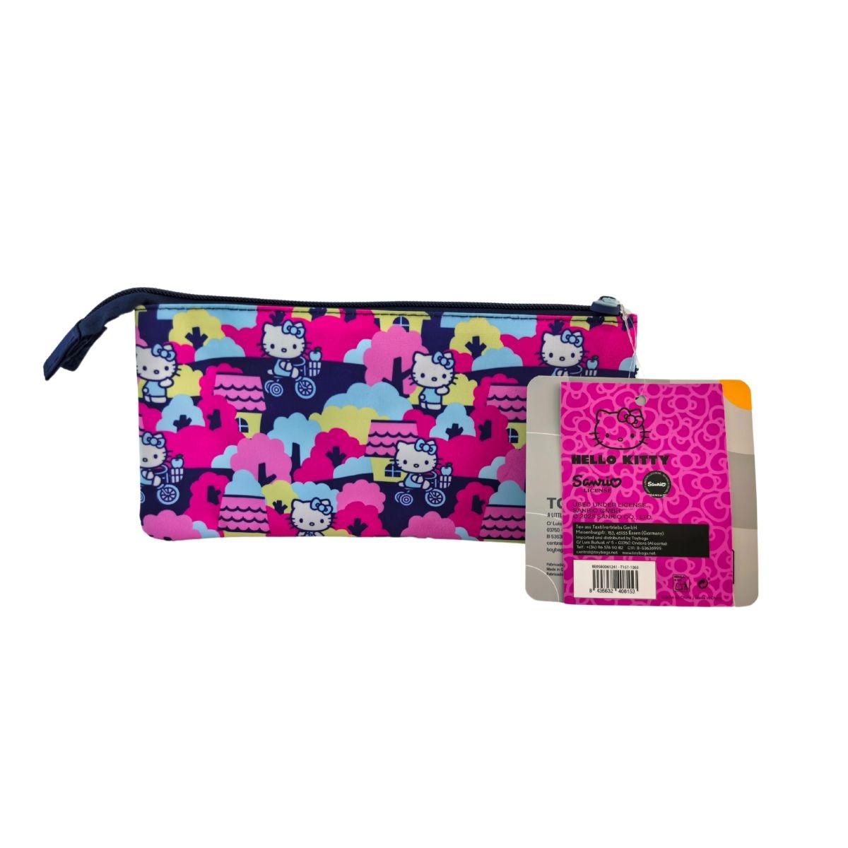 Estuche triple Hello Kitty Toybags colores Multicolor-2