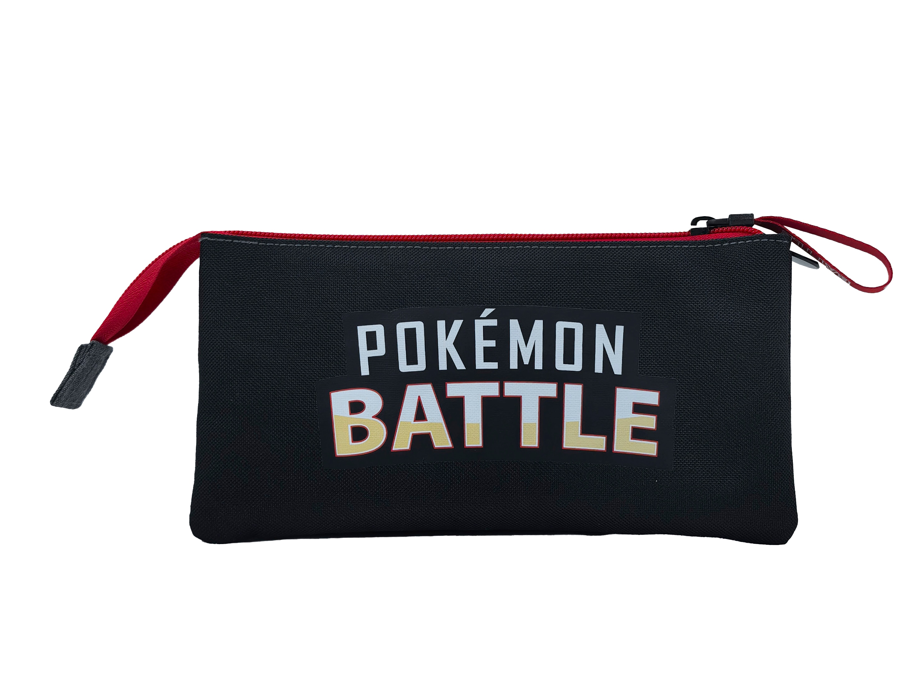 Portatodo triple con cinco compartimentos Pokémon Battle CyP Brands negro multicolor Gris oscuro-3