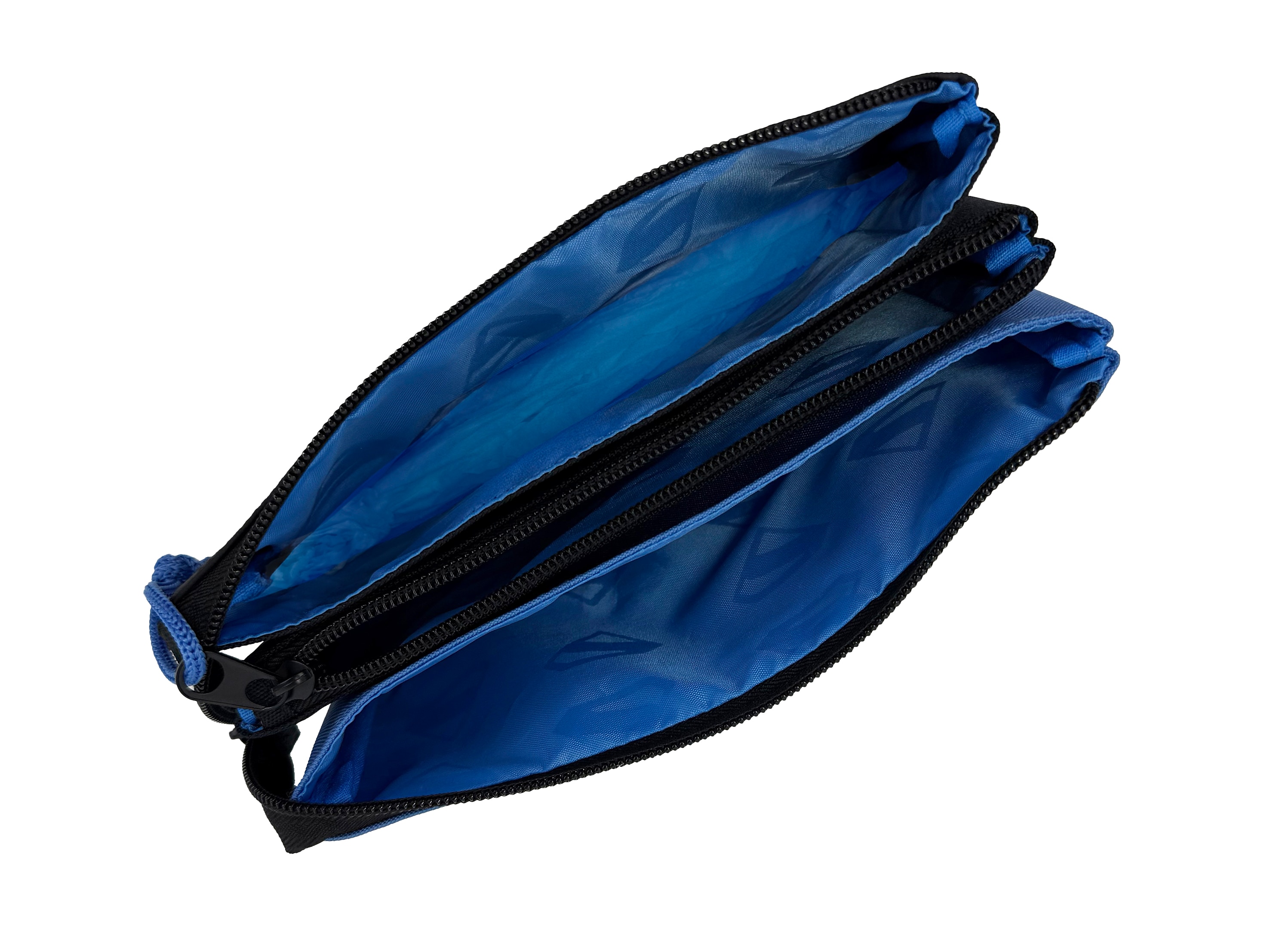 Portatodo triple con cinco compartimentos Superman Black Collection CyP Brands negro rojo azul Negro-3