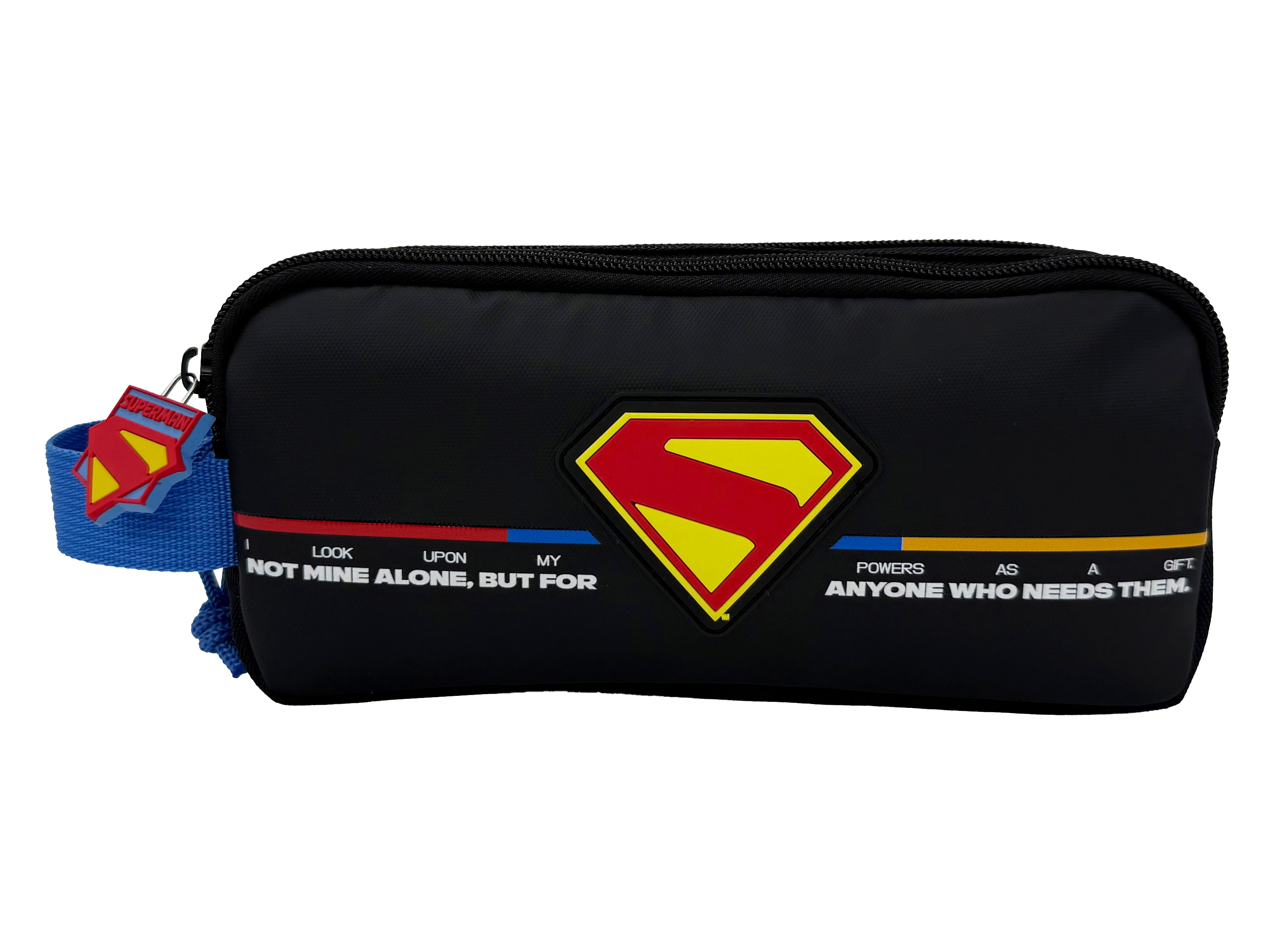 Imagen 0 de Portatodo redondo Superman Black Collection CyP Brands negro rojo azul