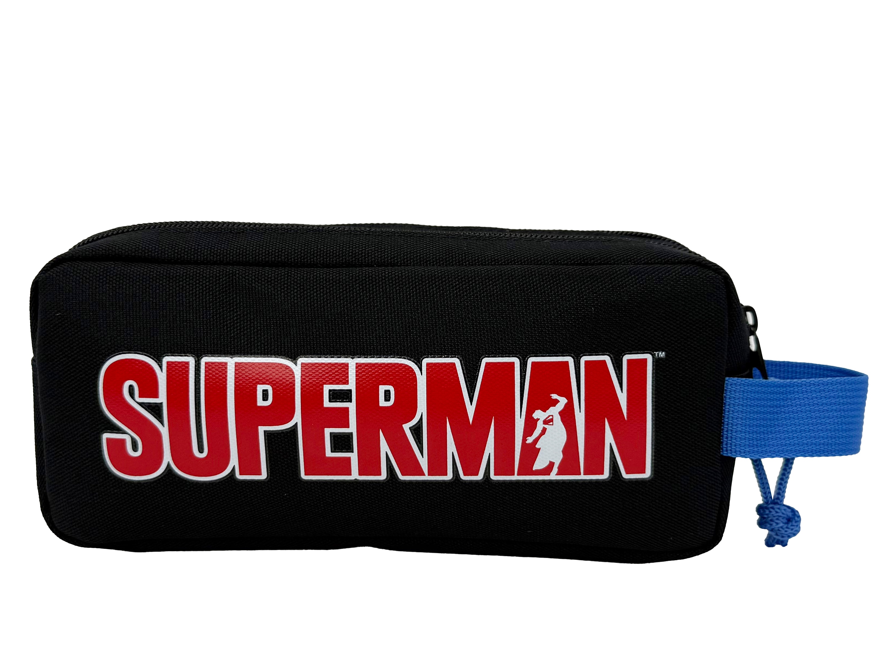 Portatodo redondo Superman Black Collection CyP Brands negro rojo azul Negro-2