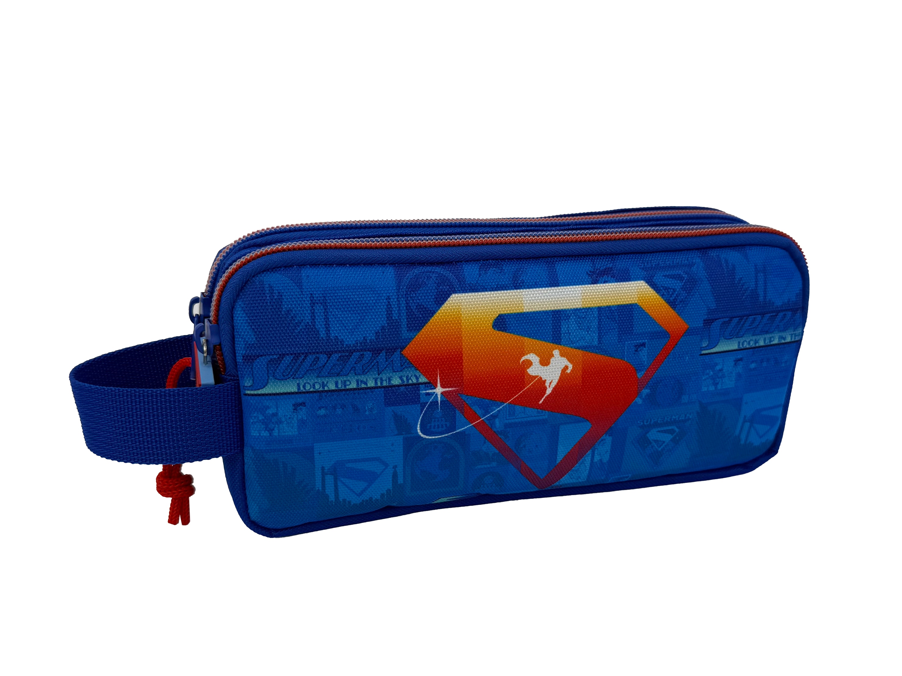 Portatodo redondo Superman Comic Collection CyP Brands azul negro rojo Azul-3