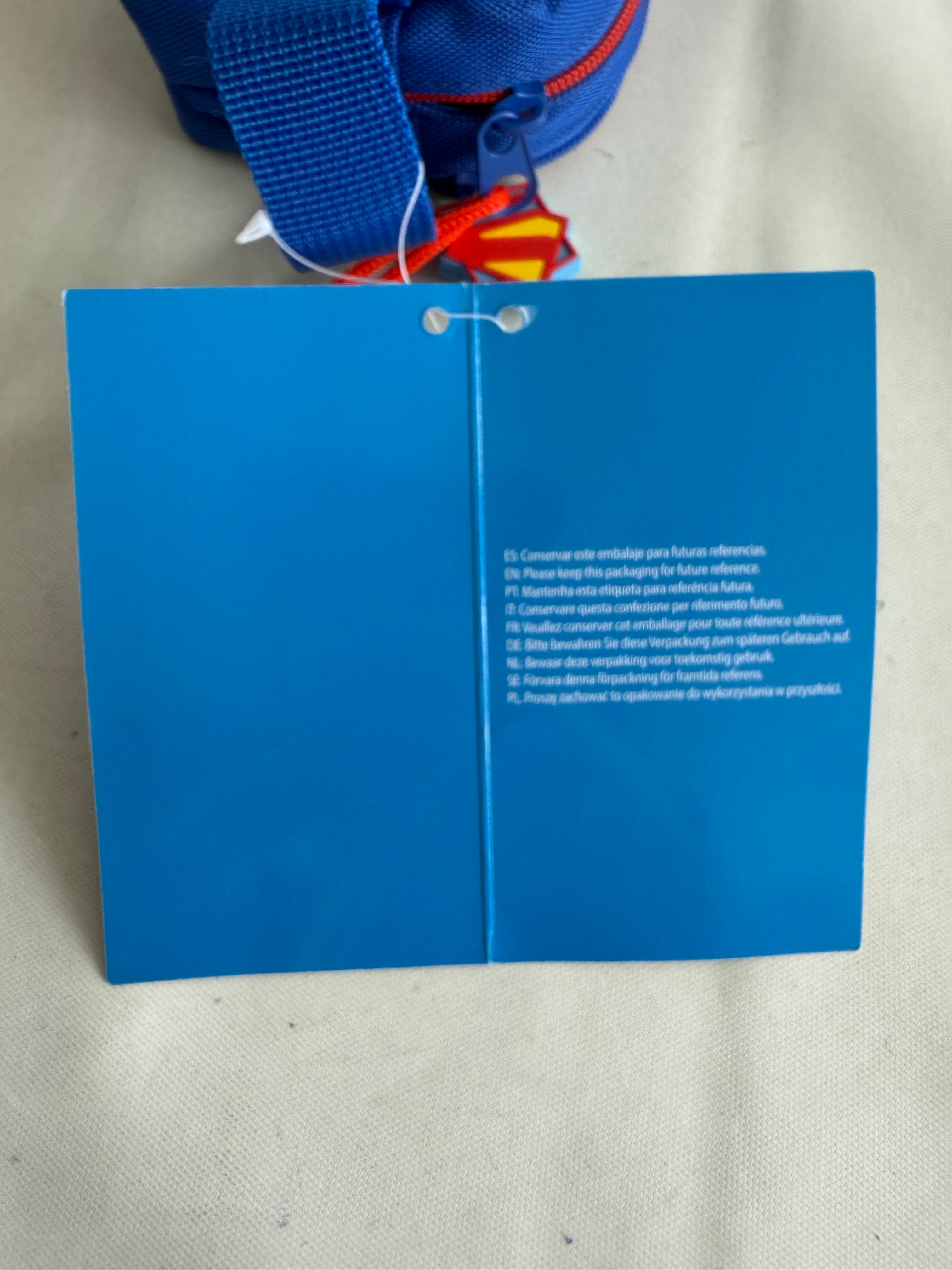 Portatodo redondo Superman Comic Collection CyP Brands azul negro rojo Azul-6