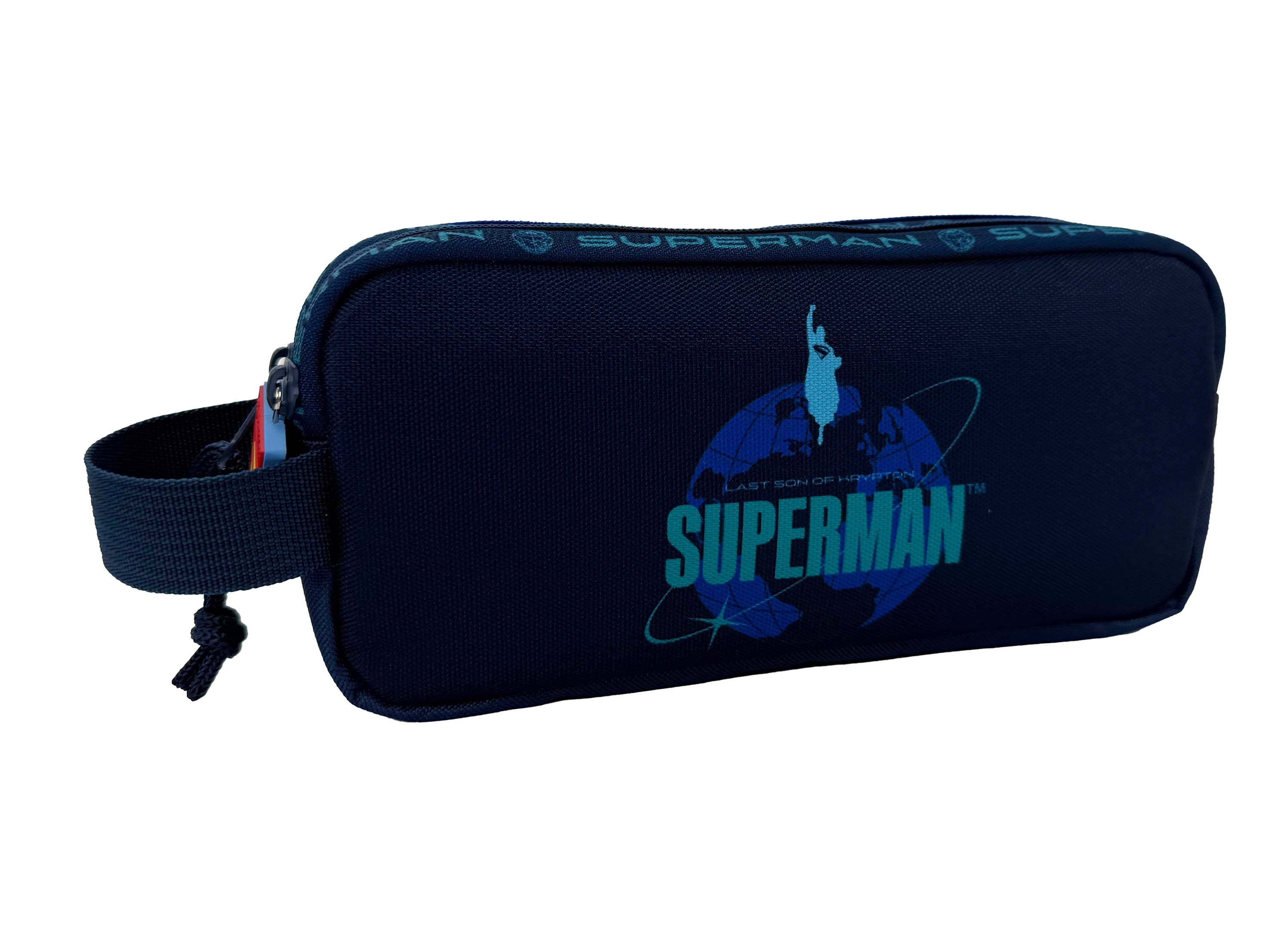 Portatodo redondo Superman Blue Collection CyP Brands negro azul Azul-2