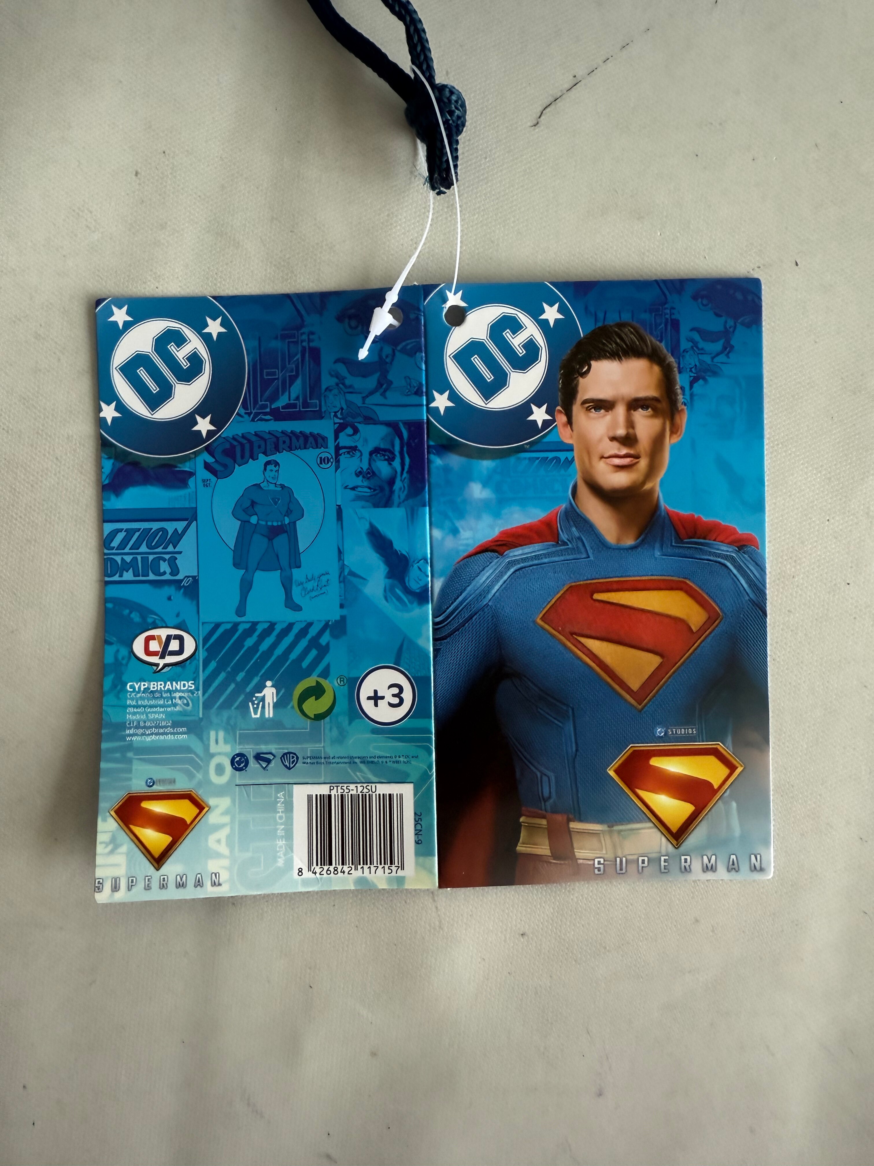 Portatodo redondo Superman Blue Collection CyP Brands negro azul Azul-5