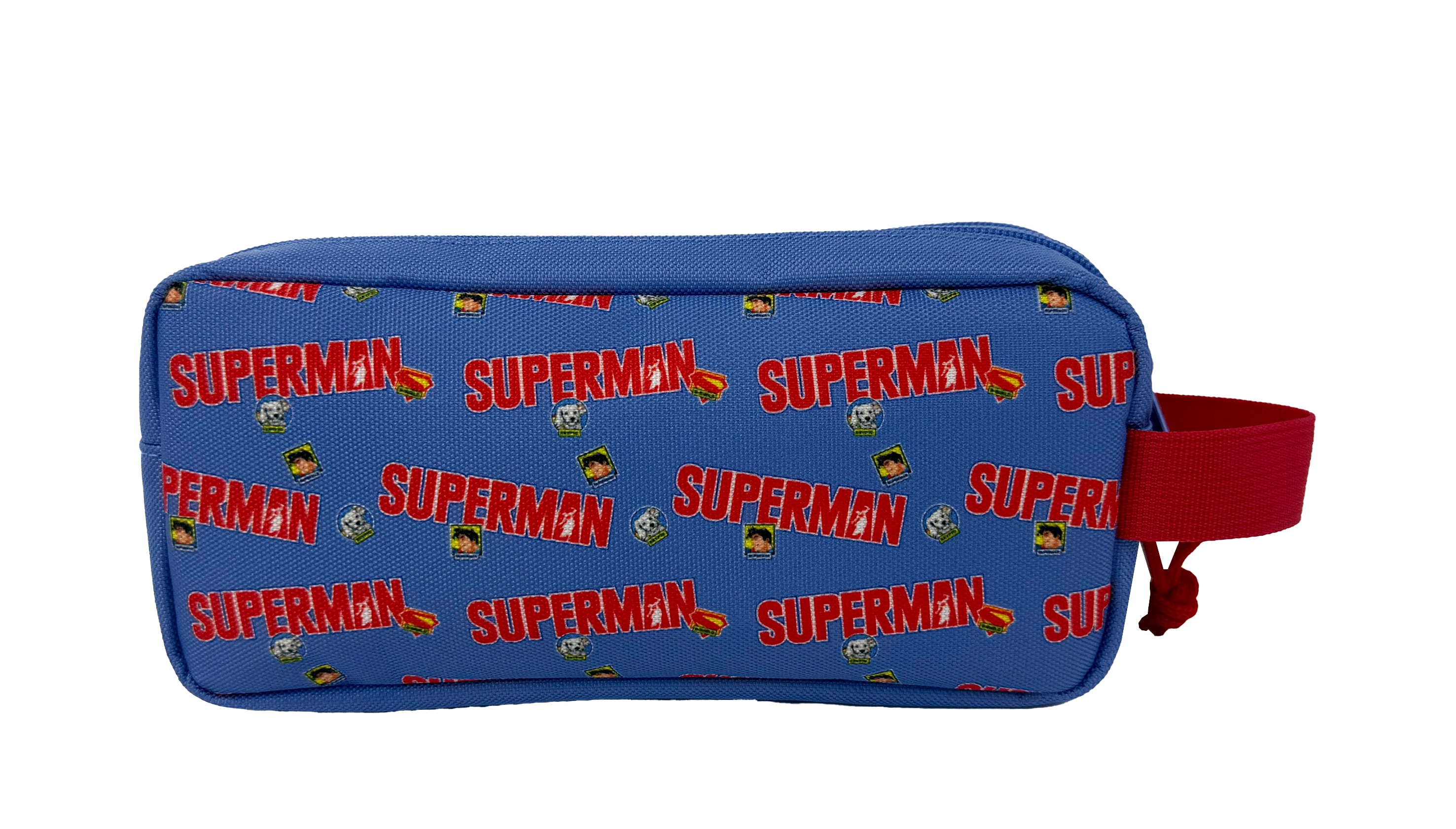 Portatodo redondo Superman y Krypto CyP Brands azul rojo Azul / Rojo-2