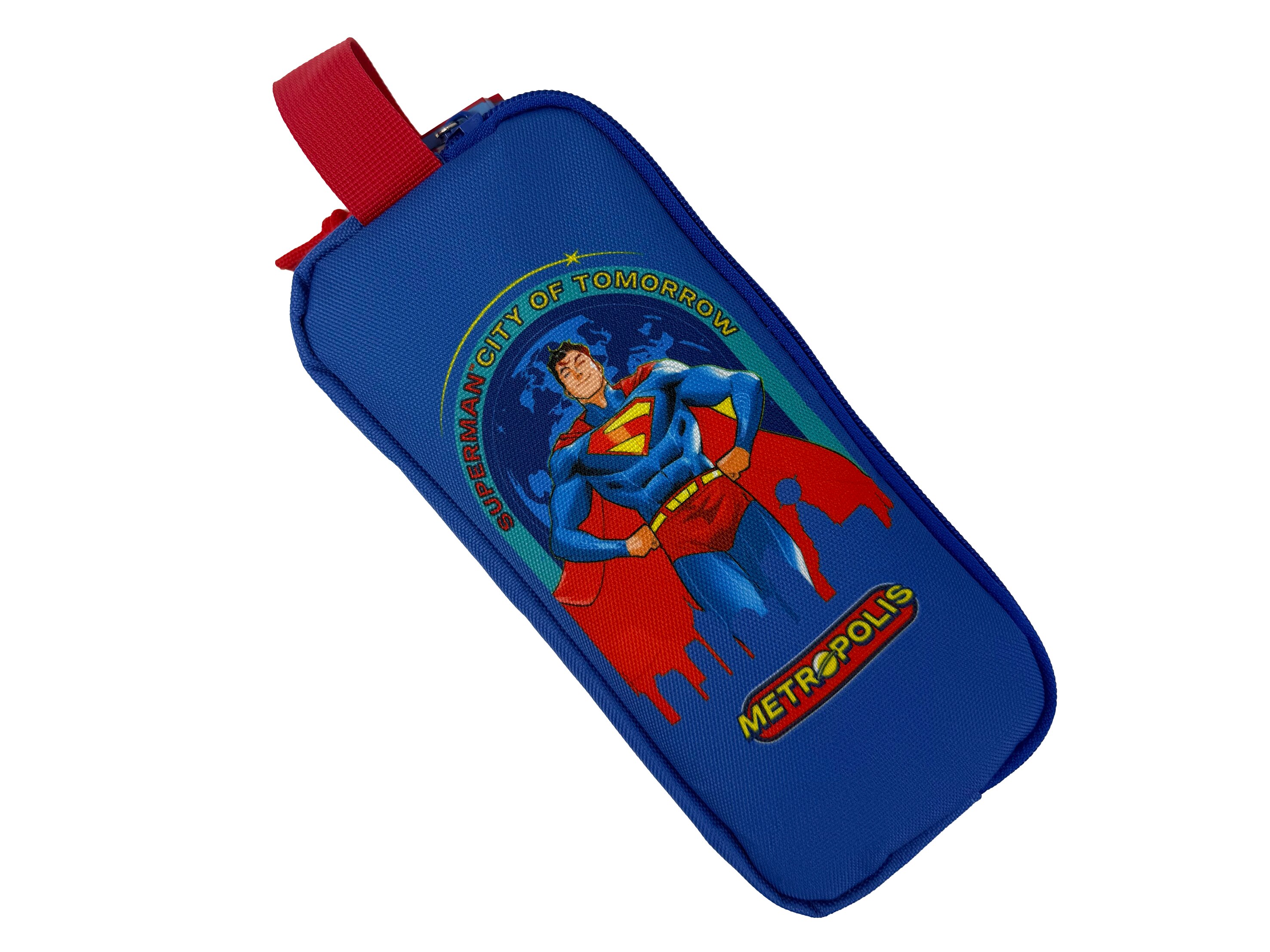 Portatodo redondo Superman Personaje CyP Brands azul rojo amarillo Azul-2
