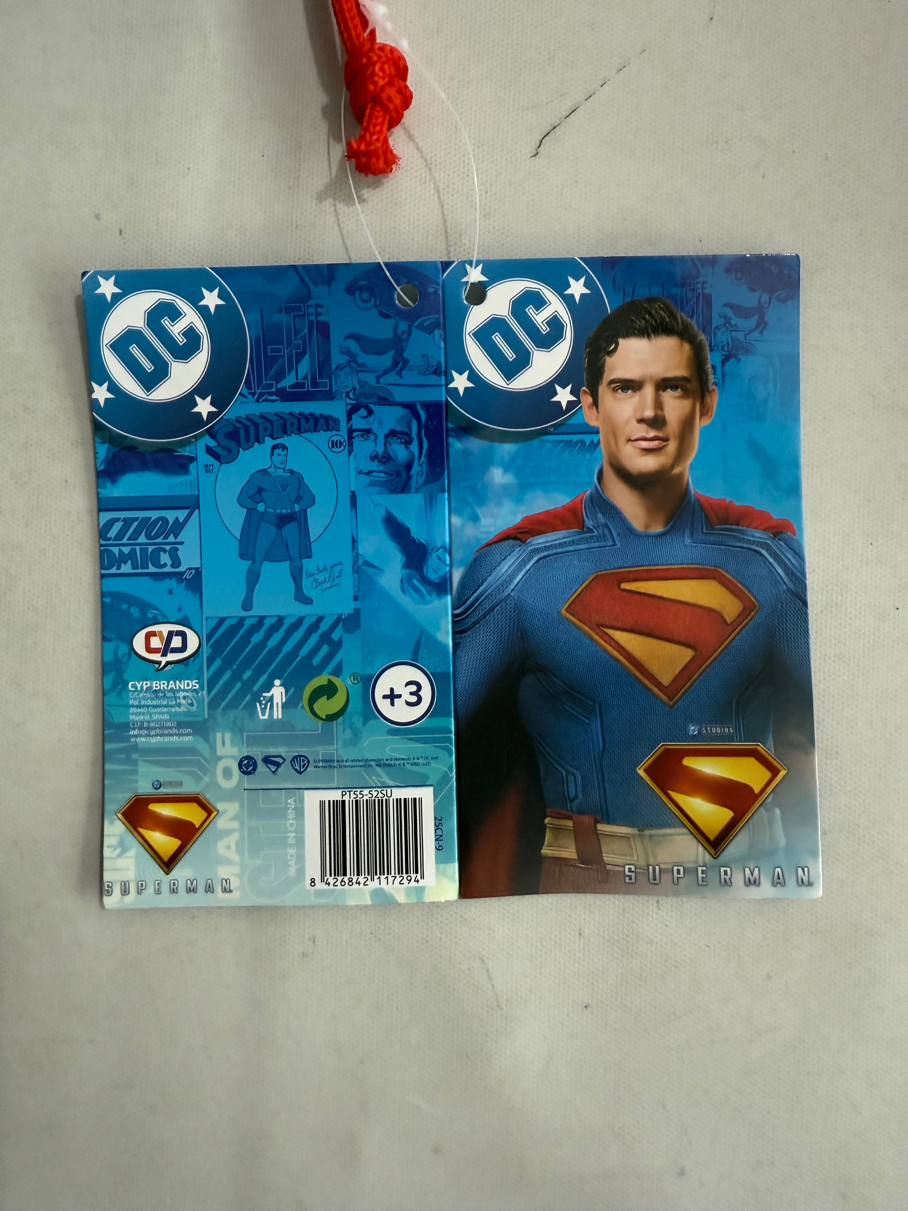 Portatodo redondo Superman Personaje CyP Brands azul rojo amarillo Azul-5